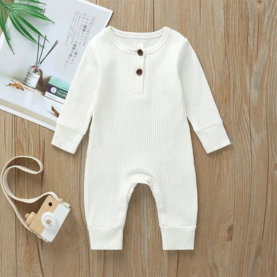 Autumn Cotton Romper Jumpsuit for Newborns & Infants