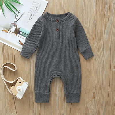 Autumn Cotton Romper Jumpsuit for Newborns & Infants