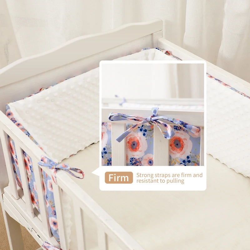 Baby Bed Flower Crib Protector Cushion