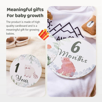 Wooden Baby Milestone Cards Newborn Photo Accessories & Gifts