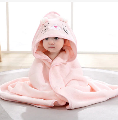 Animal Hooded Bath Towel for Newborns & Toddlers