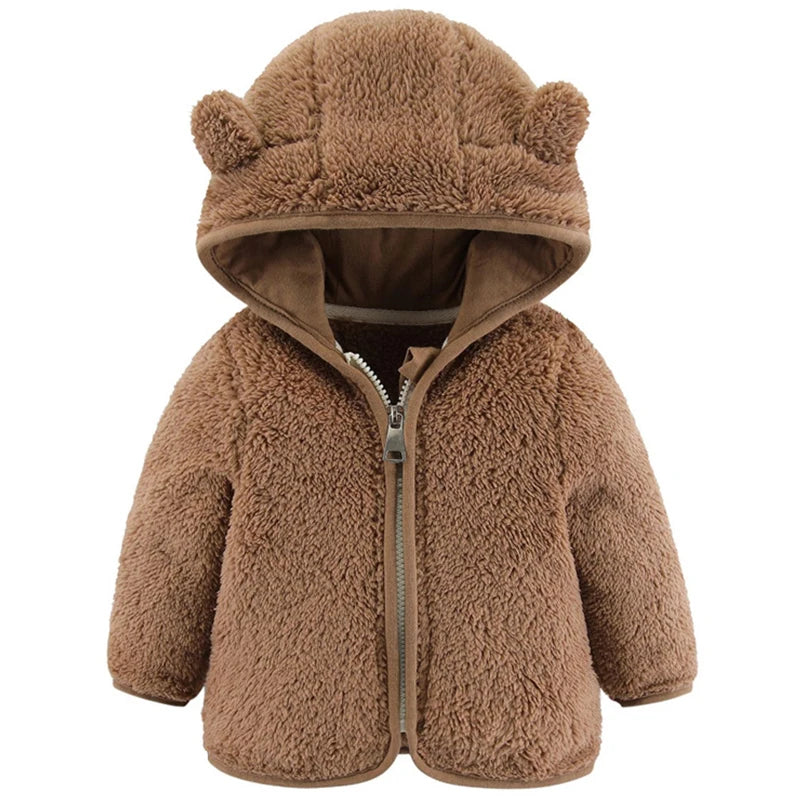 Hooded Zipper Jacket With Ears