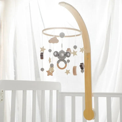 Baby Cloud Rattles Musical Crib Mobile Toy for Infants