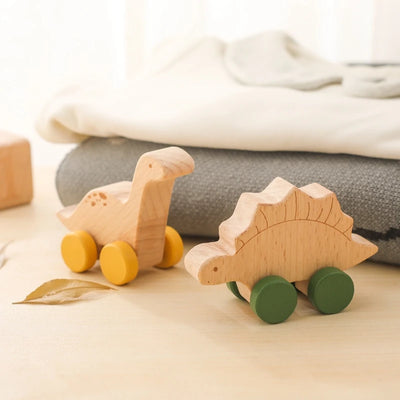 Baby Wooden Dinosaur Blocks Montessori Educational Toys for Kids