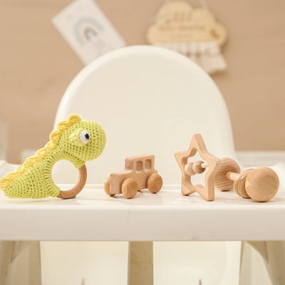 Baby Accessories Photography Props, Bath Set, Rattle & Milestone Cards