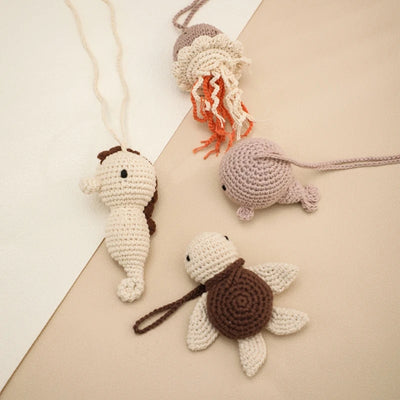 Play Gym Pendant: Crochet Ocean Rattle and Mobile for Kids