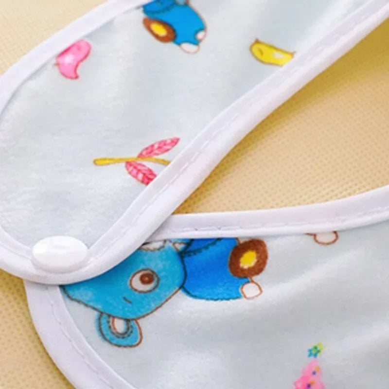 Cotton Waterproof Baby Bibs for Feeding – Newborns & Toddlers