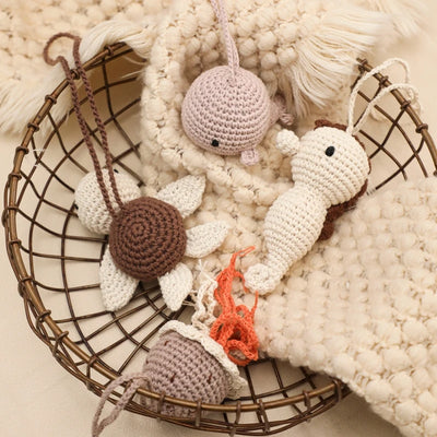 Play Gym Pendant: Crochet Ocean Rattle and Mobile for Kids