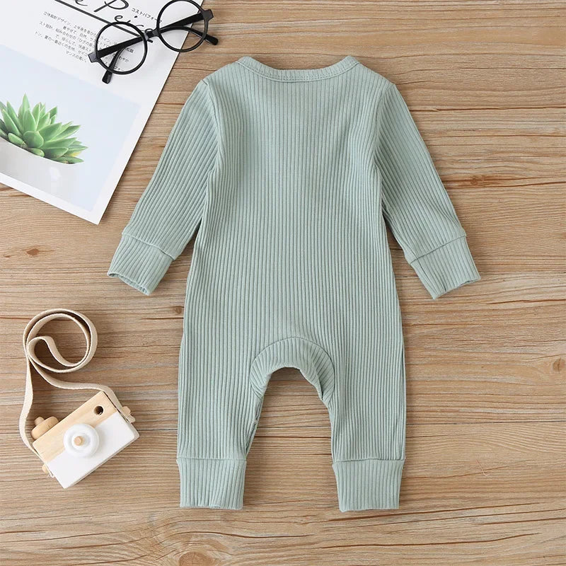 Autumn Cotton Romper Jumpsuit for Newborns & Infants