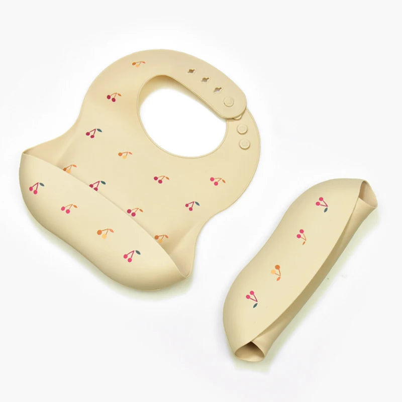 Baby Silicone Waterproof Bibs – Adjustable Feeding Cloth