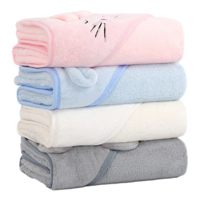 Animal Hooded Bath Towel for Newborns & Toddlers