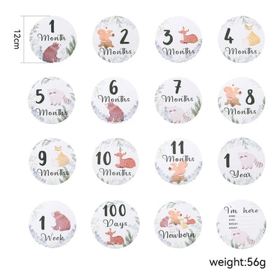 Wooden Baby Milestone Cards Newborn Photo Accessories & Gifts