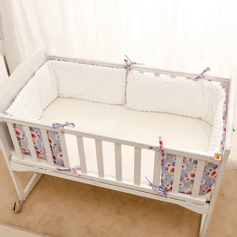 Baby Bed Flower Crib Protector Cushion