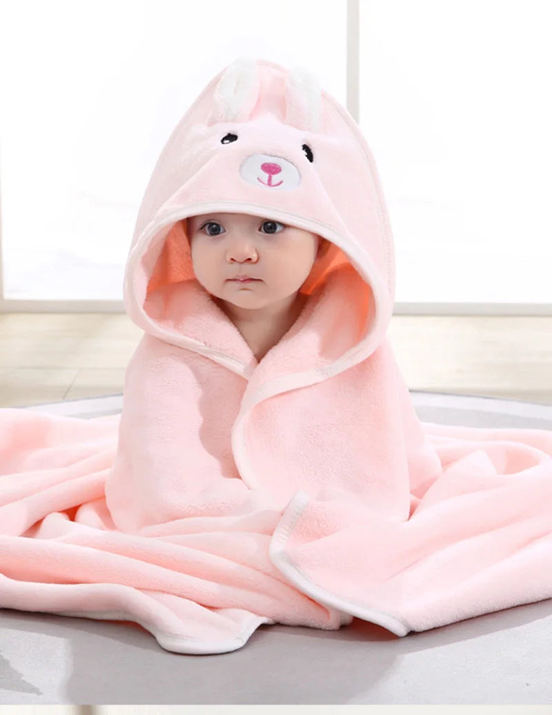 Animal Hooded Bath Towel for Newborns & Toddlers