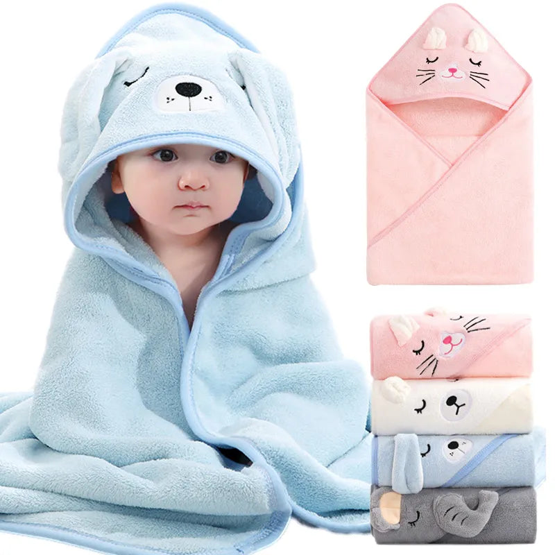 Animal Hooded Bath Towel for Newborns & Toddlers