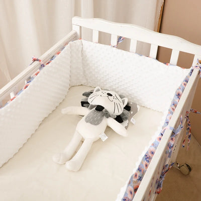 Baby Bed Flower Crib Protector Cushion