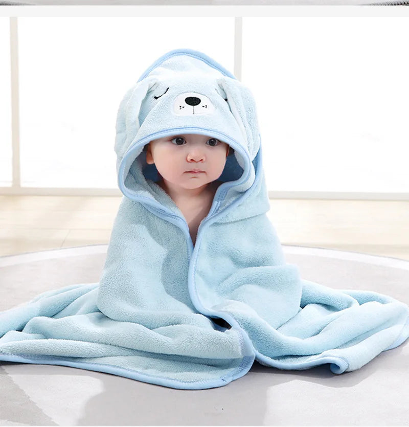 Animal Hooded Bath Towel for Newborns & Toddlers