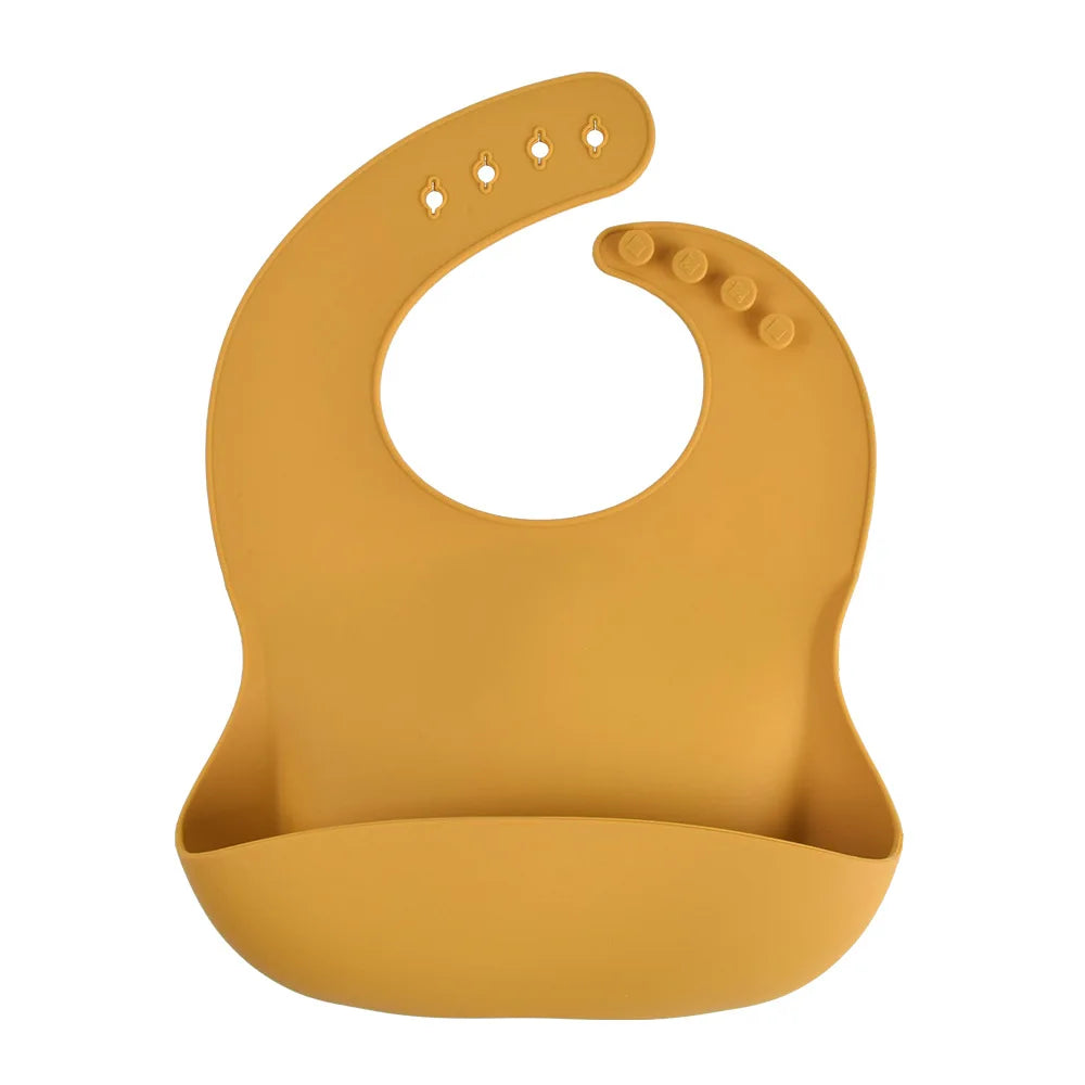 Waterproof Silicone Bibs for Kids – Newborn & Toddler Feeding