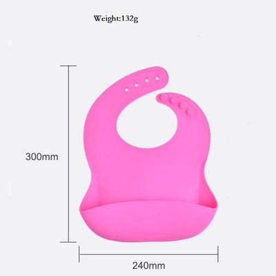 Waterproof Silicone Bibs for Kids – Newborn & Toddler Feeding