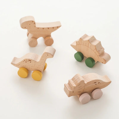 Baby Wooden Dinosaur Blocks Montessori Educational Toys for Kids