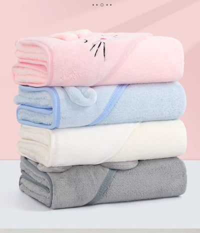 Animal Hooded Bath Towel for Newborns & Toddlers