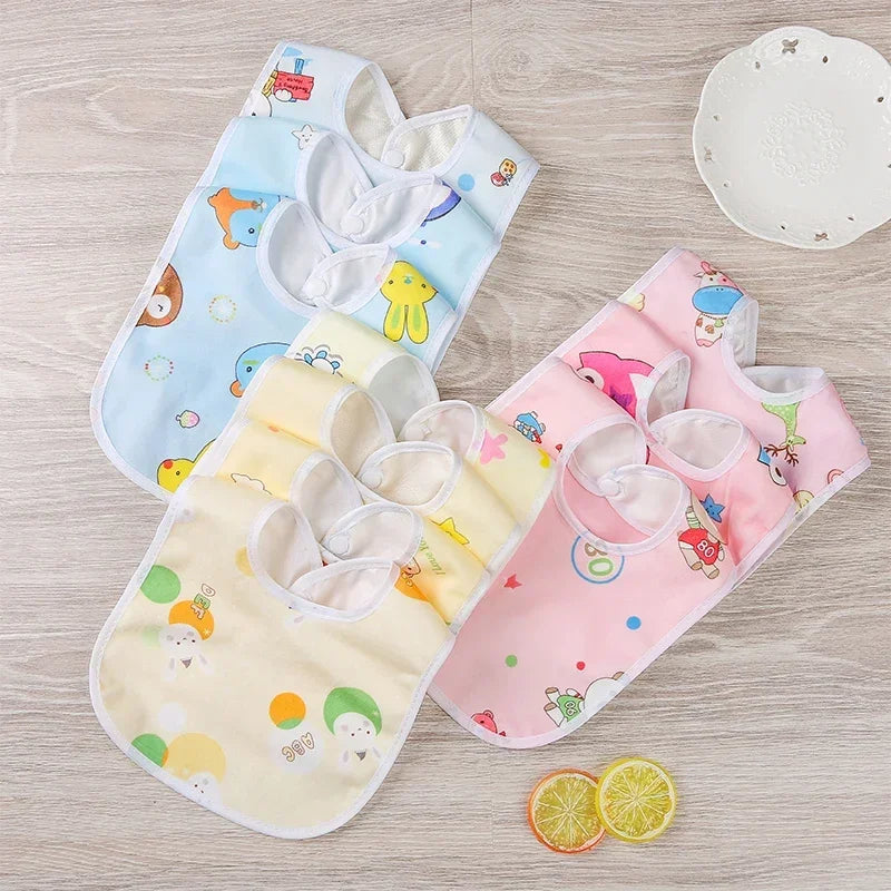 Cotton Waterproof Baby Bibs for Feeding – Newborns & Toddlers