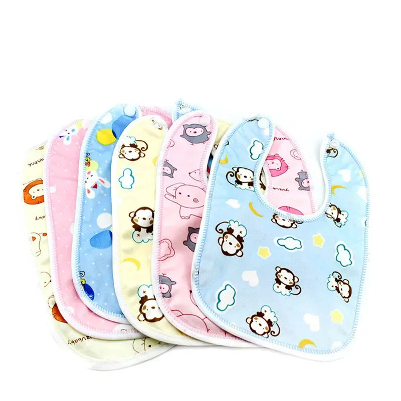 Cotton Waterproof Baby Bibs for Feeding – Newborns & Toddlers