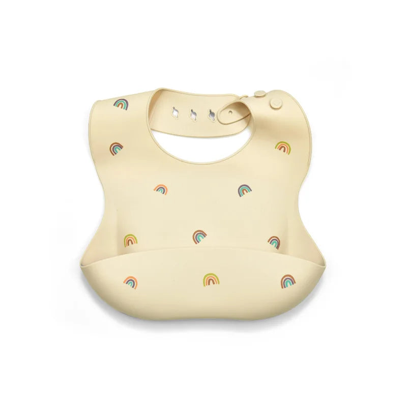 Baby Silicone Waterproof Bibs – Adjustable Feeding Cloth