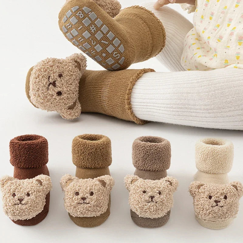 Teddy Slipper Socks